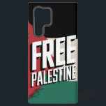 Free Palestine Samsung Galaxy S22 Ultra Coque<br><div class="desc">Express votre solidarité avec la Palestine à travers ce coque Samsung Galaxy S8 audacieux et puissant. Doté de l'expression "Palestine libre" en typographie frappante et en détresse, sertie contre des couleurs inspirées par le drapeau palestinien, ce coque est conçu pour faire une déclaration. Parfait pour ceux qui veulent montrer leur...</div>