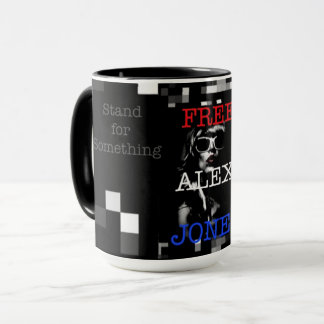 Free Speech - Free Alex Jones 15oz Mug