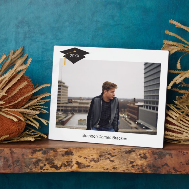 Free Standing Easel Sign Graduation Photo Plaque (Côté)