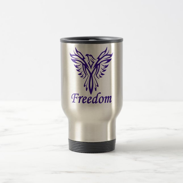 Freedom Eagle tasse - choisir style & couleur (Centre)