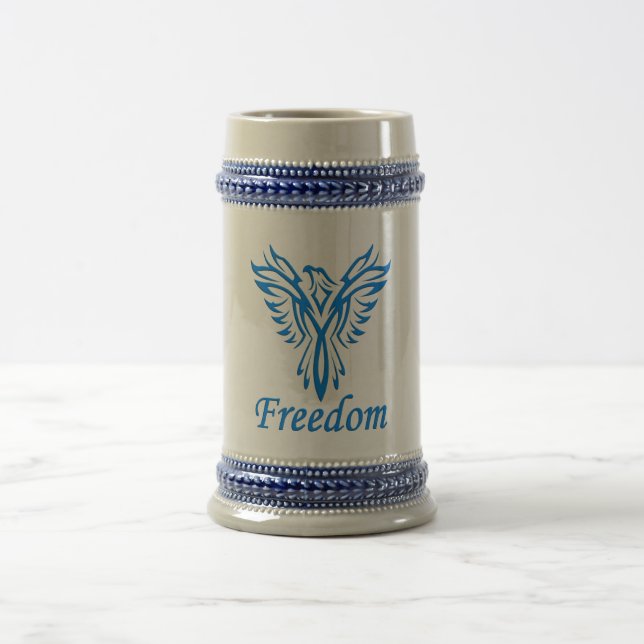 Freedom Eagle tasse - choisir style & couleur (Centre)