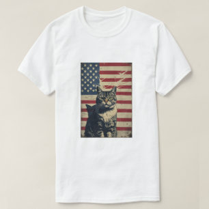 Freedom Scratcher - T-shirt Chat Patriotique