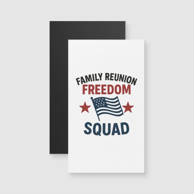 Freedom Squad Family Reunion Shirt – USA Patriotic (Devant / Derrière)