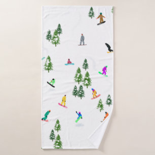 Freeride Snowboarder Illustration de snowboard