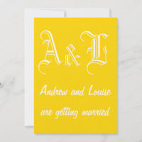 Freesia & White Faire-part de mariage