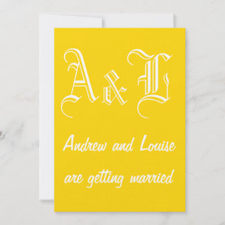 Freesia & White Faire-part de mariage