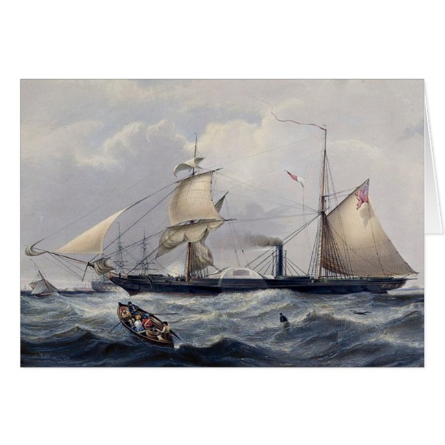 Frégate Cyclope HMS 1839 (Devant horizontal)