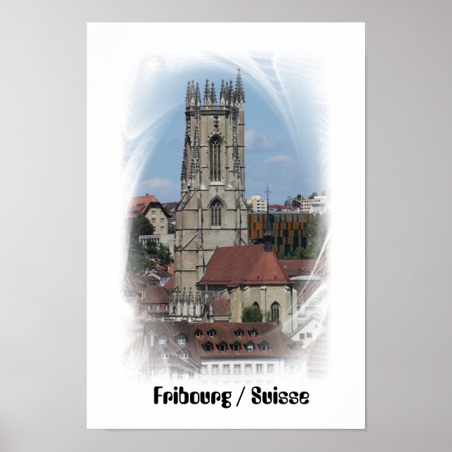 Freiburg / Fribourg Poster (Devant)