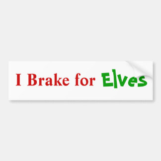 Frein Pour Sticker De Bumper Elves