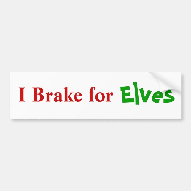 Frein Pour Sticker De Bumper Elves (Devant)