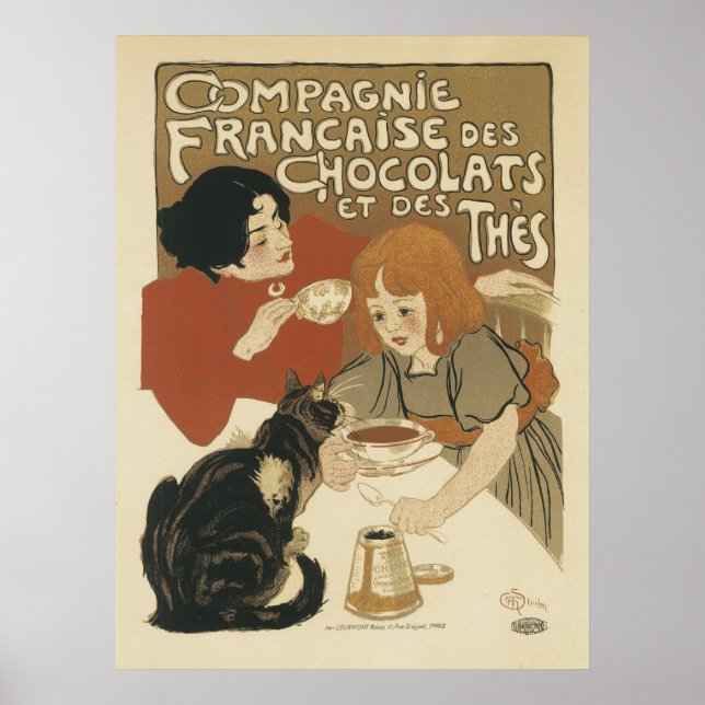 French Art Nouveau Posters - Chocolate (Devant)