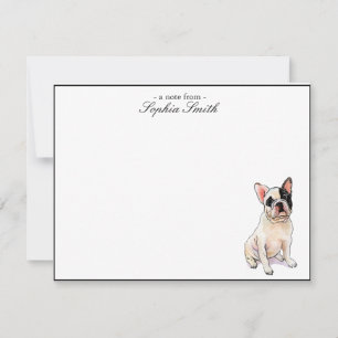 French Bull dog Custom Flat Merci Notes