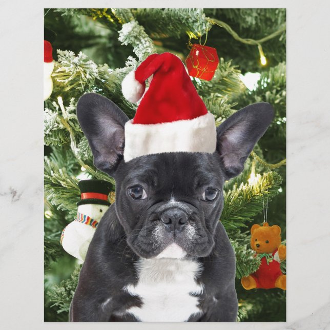 French Bulldog Arbre de Noël Ornements Snowman (Devant)