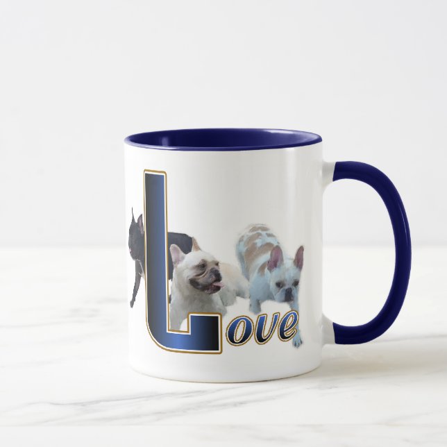 French Bulldog Cadeaux Beverage Mugs (Droite)