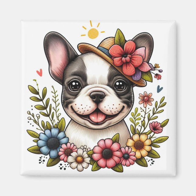 French Bulldog Magnet (Devant)