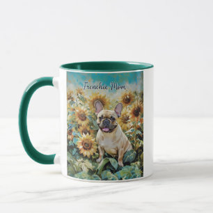 French Bulldog "Maman Carlin" Coffee Mug deux tons
