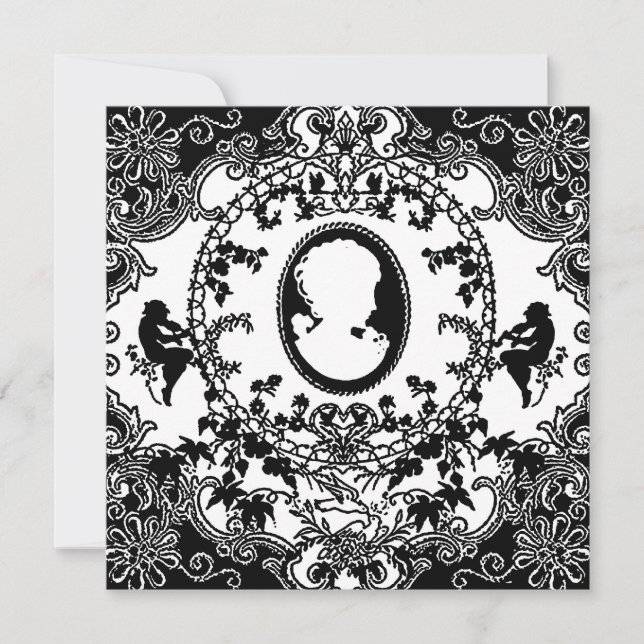 French Cameo ~ Invitations (Devant)