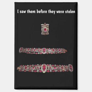 French Crowned Jewels Before Theft Magnet