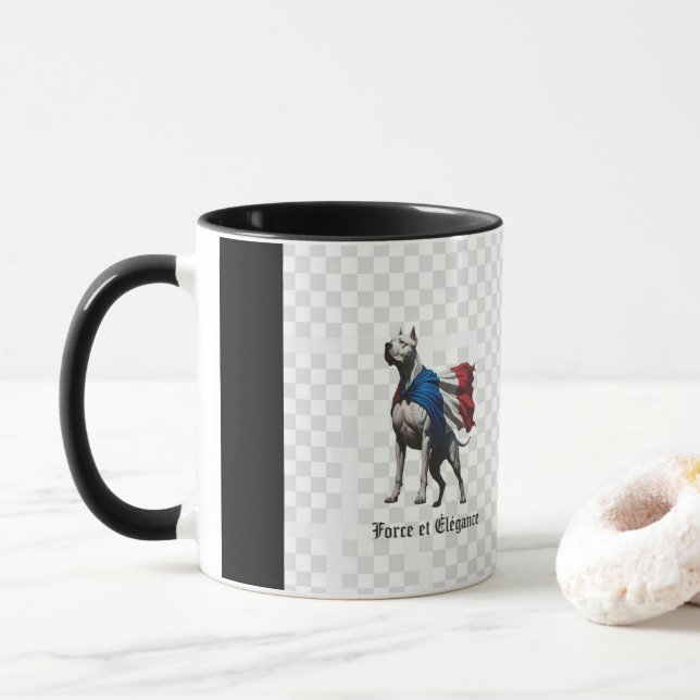 French Dog Force and Elegance Mug (Avec donut)