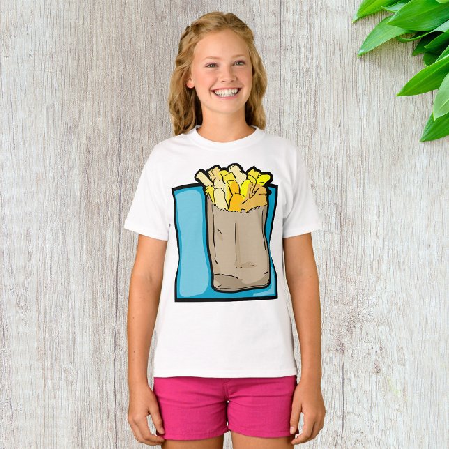 French Fries Girls T-Shirt (Créateur téléchargé)