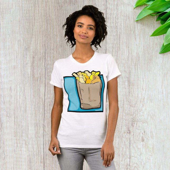 French Fries Womens T-Shirt (Créateur téléchargé)