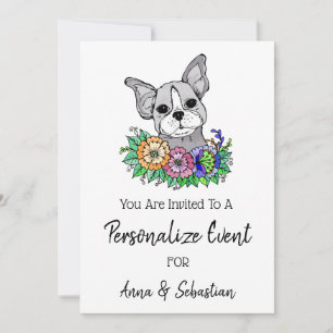 *~* Frenchie Bouledogue Français Invitation à une 
