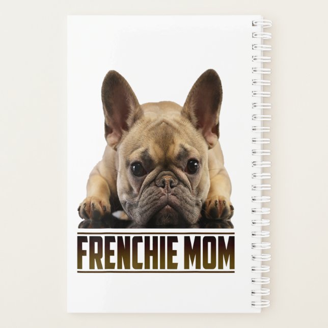 Frenchie Bulldog Maman Planificateur cadeaux (Dos)