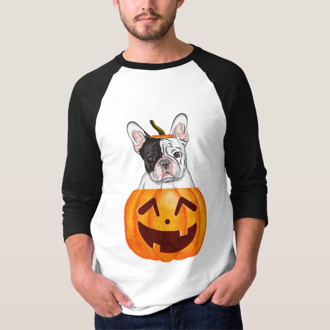 Frenchie Halloween T-Shirt (Devant)
