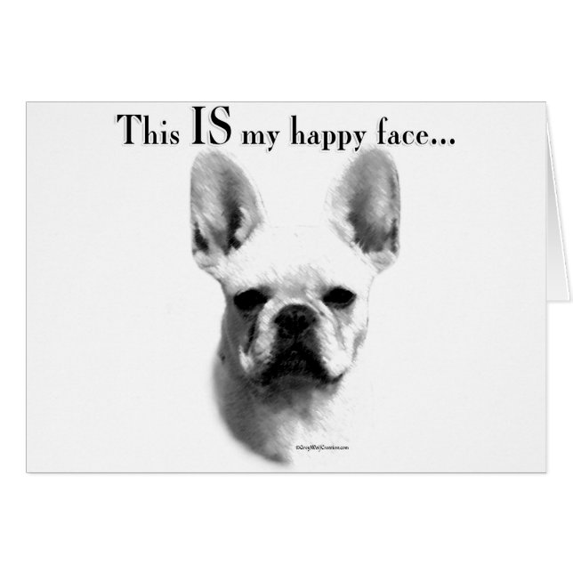 Frenchie Happy Face (Devant horizontal)