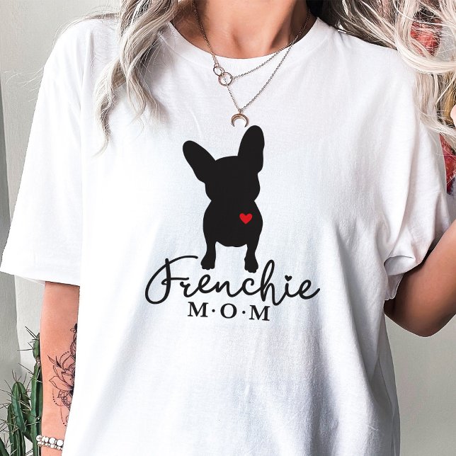Frenchie Mom | T-shirt propriétaire de Bulldog fra (Créateur téléchargé)