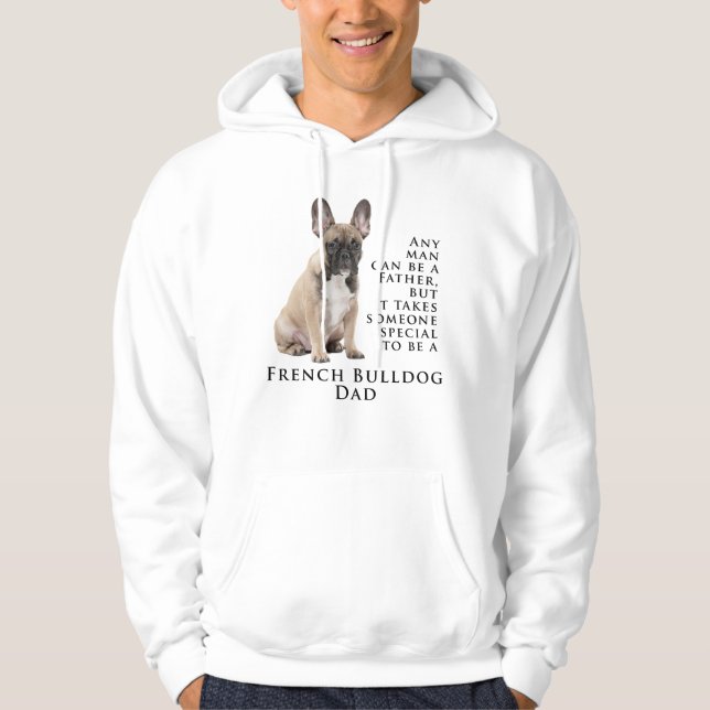 Frenchie Papa Sweat - shirt à capuche (Devant)