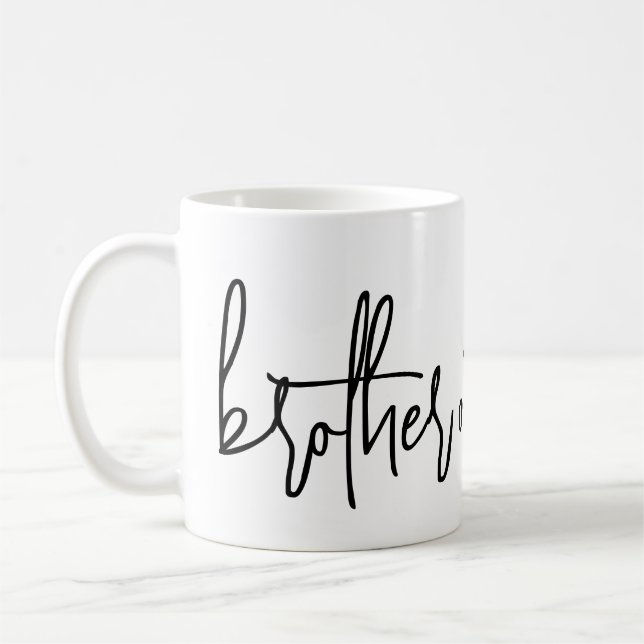 Frère de la tasse de café du marié (Gauche)
