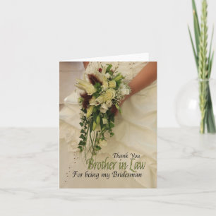 Frère en Droit Bridesman merci