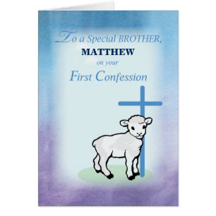 Frère Personnaliser Nom Première Confession Person