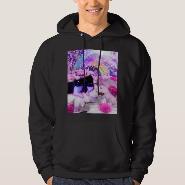 Frères Célestes - Sweat à capuche pour chats (Devant)