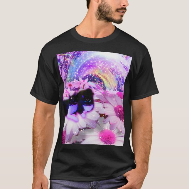 Frères Célestes - T-shirt chat  (Devant)