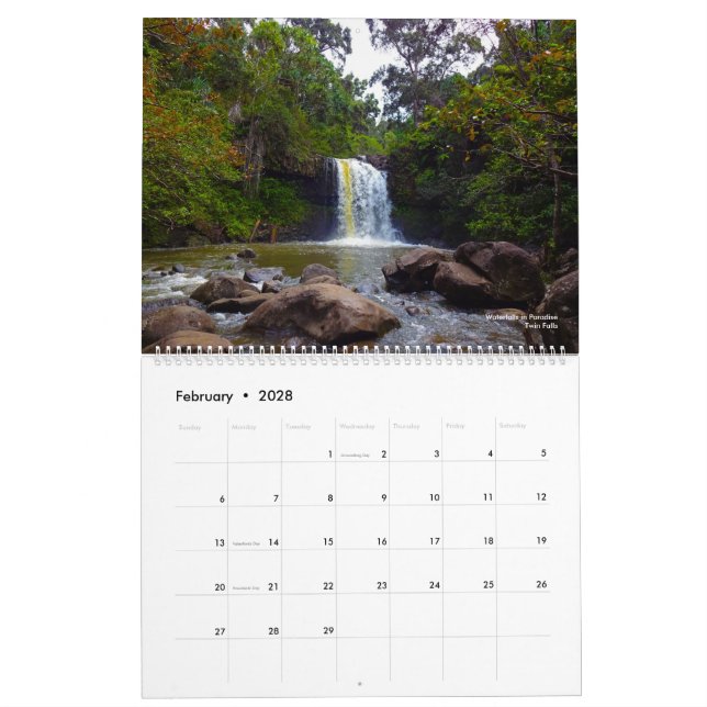 Frères d'aventure : Calendrier d'Hawaï (Fev 2028)