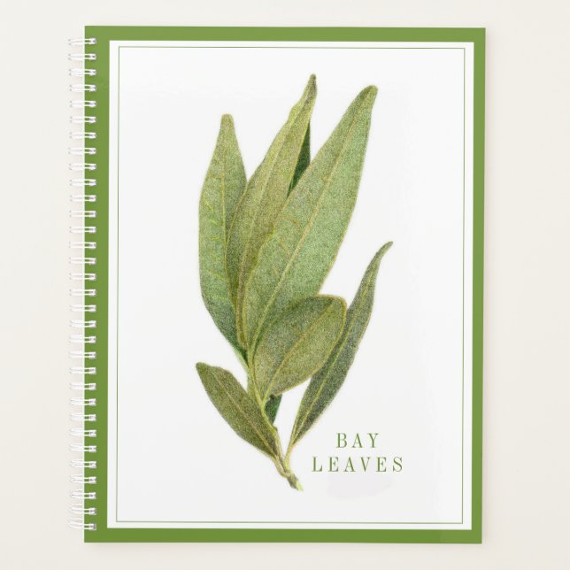 FRESH BAY FEUILLE 8.5x11 Planificateur / Vert (Devant)
