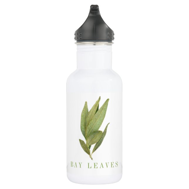 FRESH BAY FEUILLES bouteille d'eau 18oz (Droite)