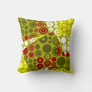 Fresh Colorful Retro Motif art Abstrait - Coussin