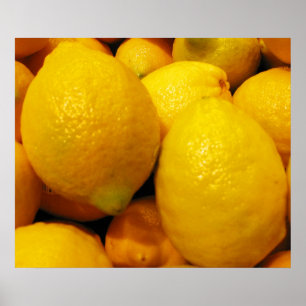 Fresh Lemons 24"x20" Poster