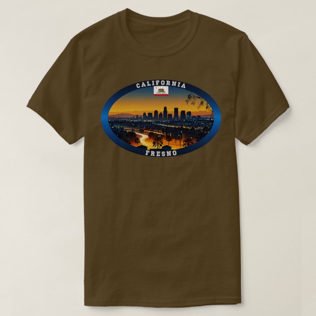 Fresno California Travel TShirt (Design devant)