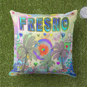 Fresno Deep Dream Coussin