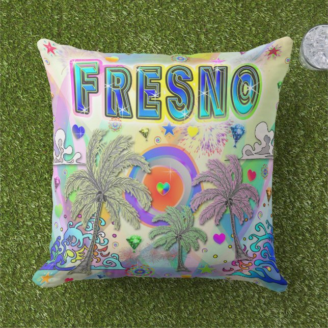 Fresno Deep Dream Coussin (Herbe)