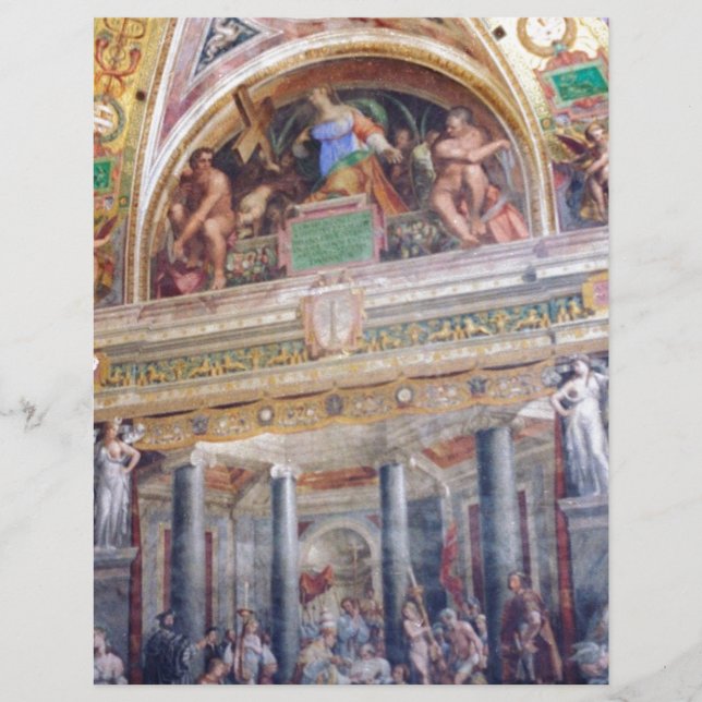 Fresque dans le Musée du Vatican (Devant)