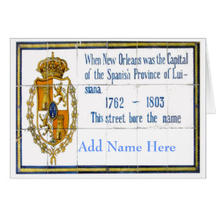 Fresque en tuile espagnole, Ajouter un nom