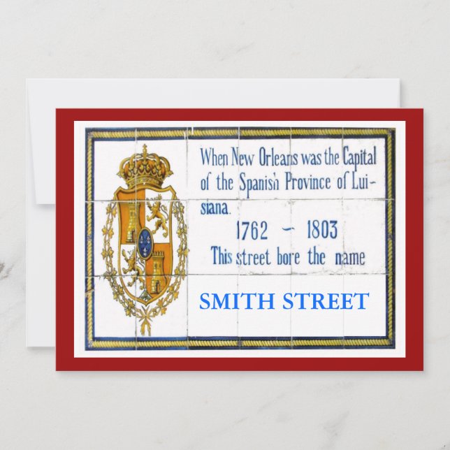 Fresque espagnole en mosaïque, Modifier le nom (Devant)