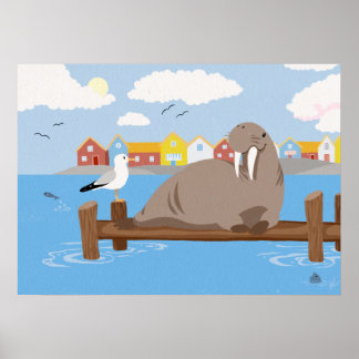 Freya le Walrus - Poster