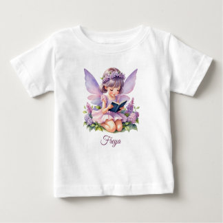 Freya Lilac Fée Personnalisée T-shirt bébé