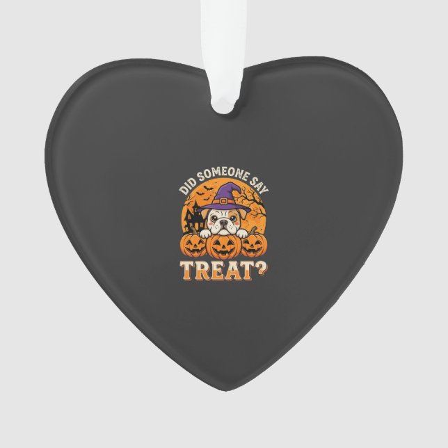 Friandise pour chien Halloween Design Bulldog Citr (devant)